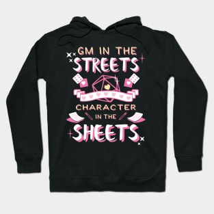 DM in the streets, Character in the sheets! Hoodie